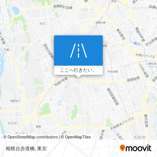 相模台歩道橋地図