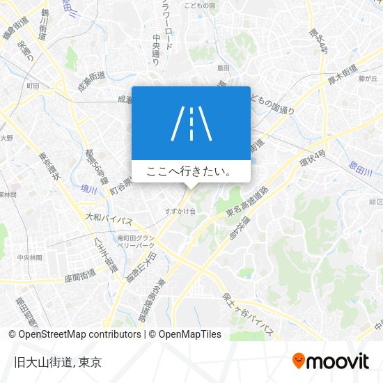 旧大山街道地図