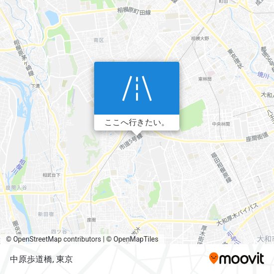 中原歩道橋地図