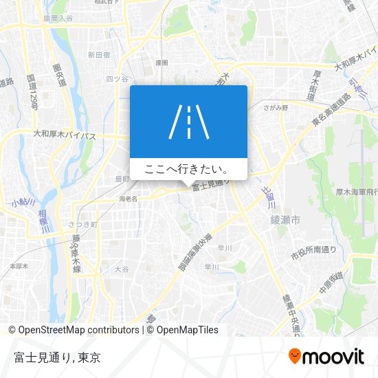 富士見通り地図