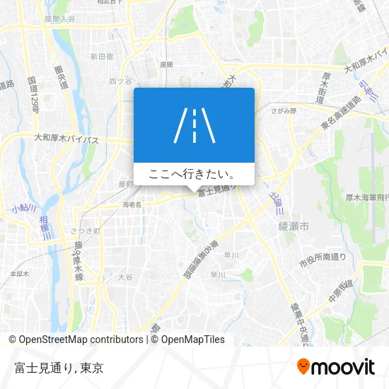 富士見通り地図