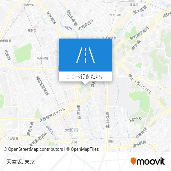 天竺坂地図