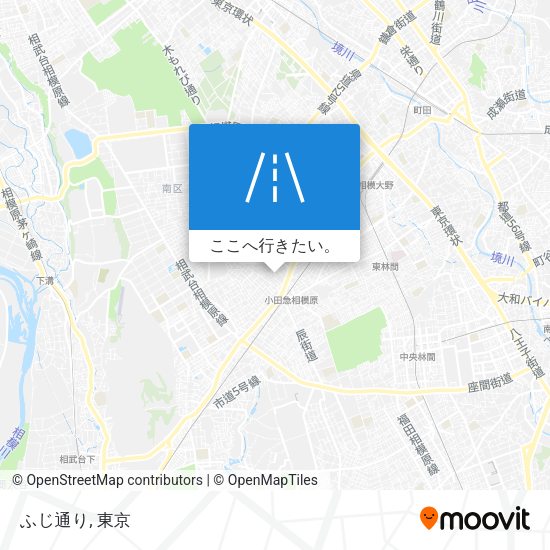 ふじ通り地図