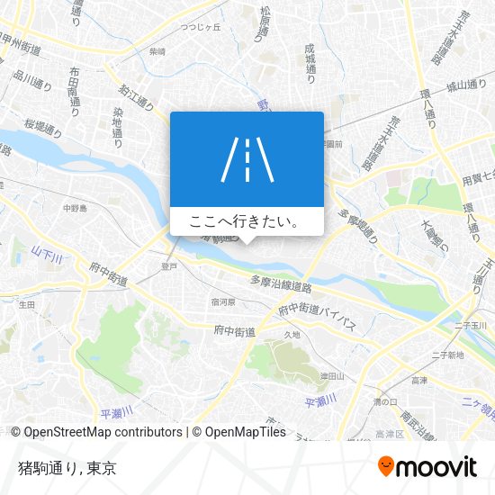 猪駒通り地図