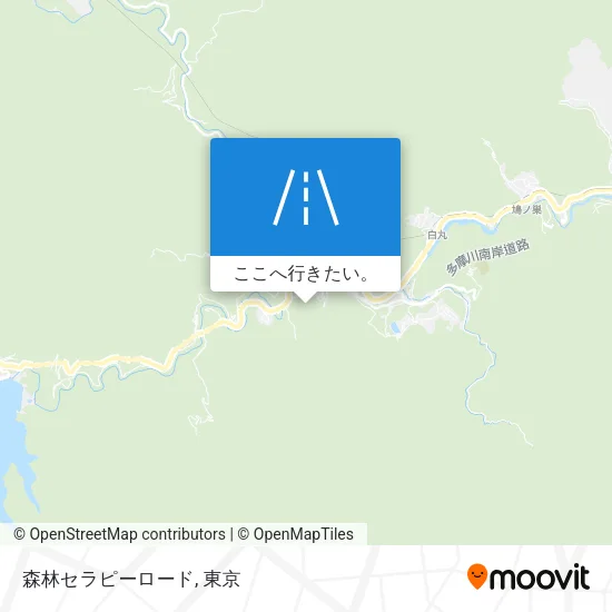 森林セラピーロード地図