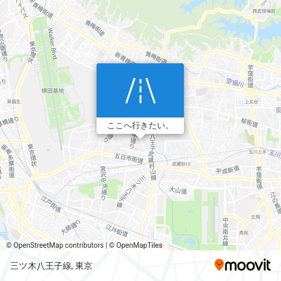 三ツ木八王子線地図