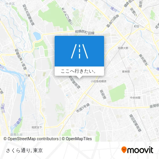 さくら通り地図