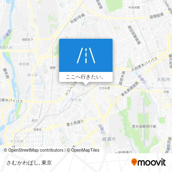 さむかわばし地図
