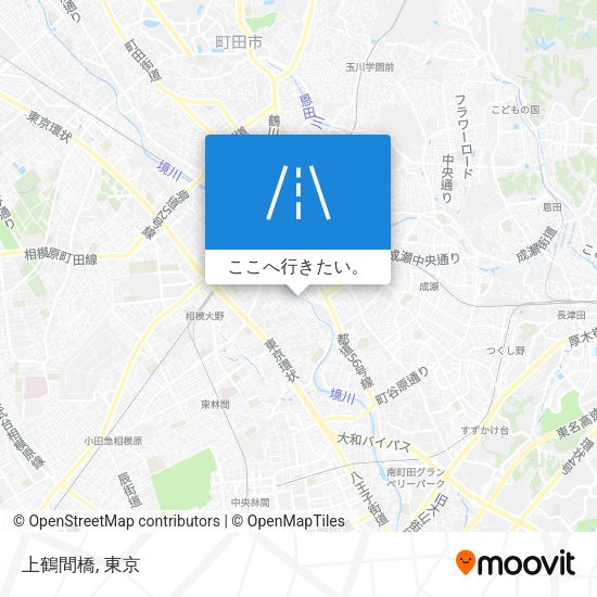 上鶴間橋地図