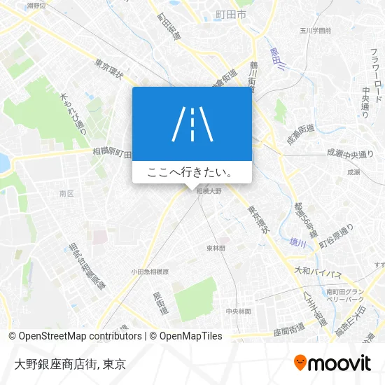 大野銀座商店街地図