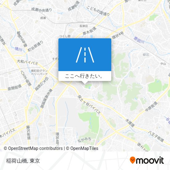 稲荷山橋地図