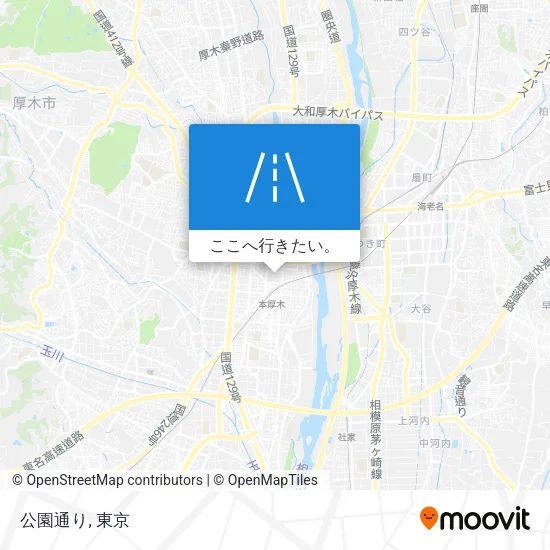 公園通り地図