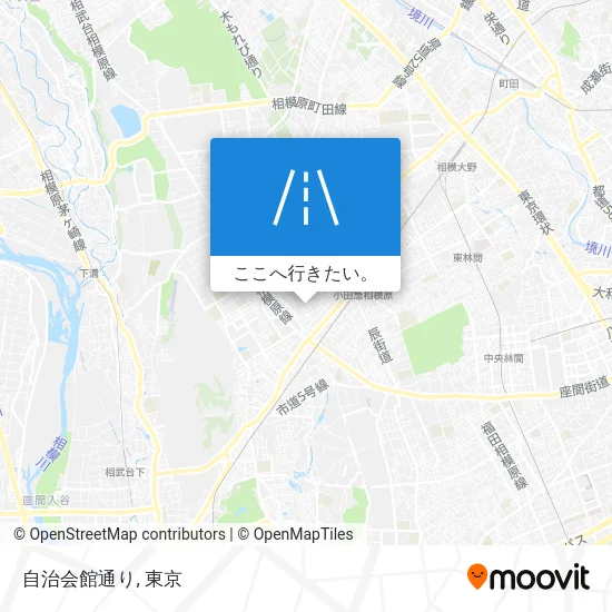 自治会館通り地図