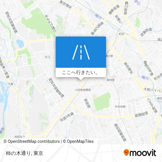 柿の木通り地図