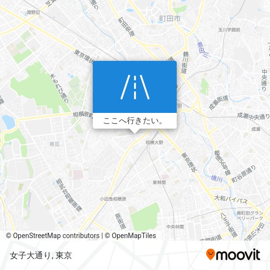 女子大通り地図