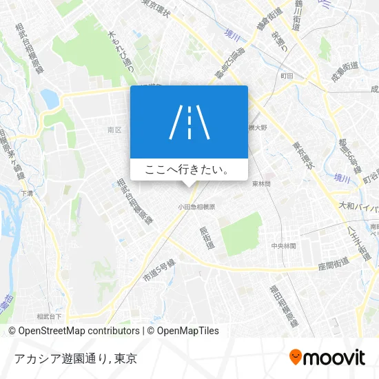 アカシア遊園通り地図