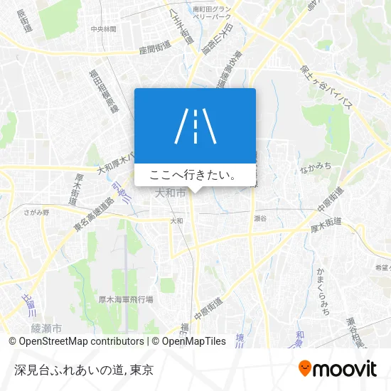 深見台ふれあいの道地図