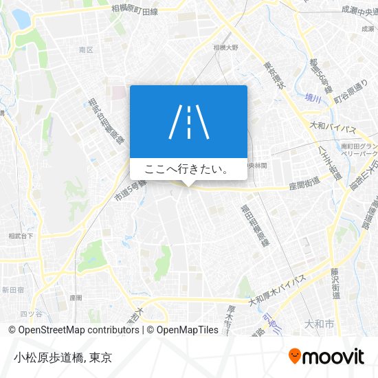 小松原歩道橋地図