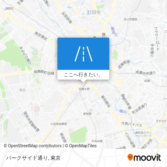 パークサイド通り地図