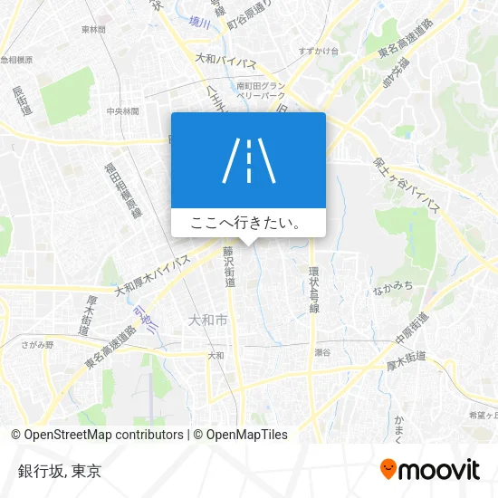 銀行坂地図