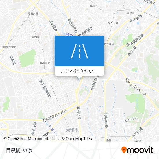 目黒橋地図