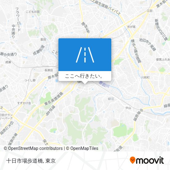 十日市場歩道橋地図