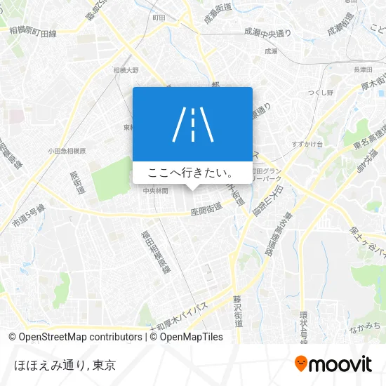 ほほえみ通り地図