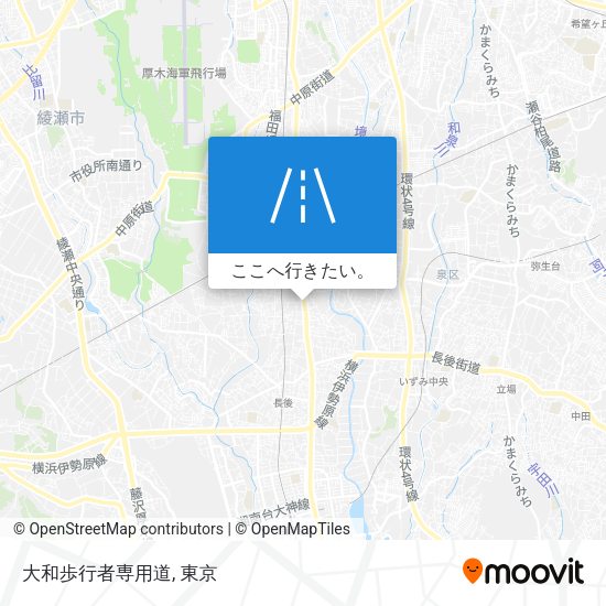大和歩行者専用道地図