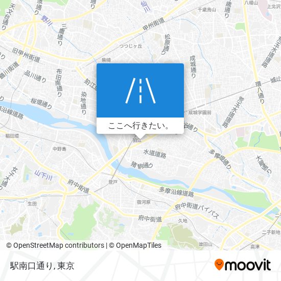 駅南口通り地図