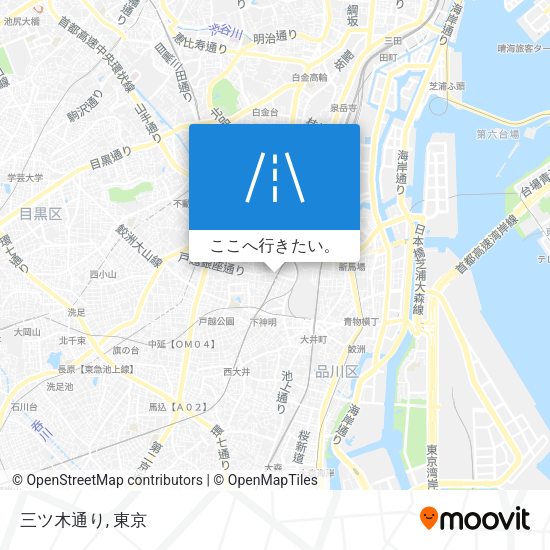 三ツ木通り地図