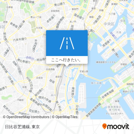 日比谷芝浦線地図