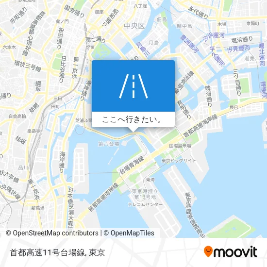 首都高速11号台場線地図