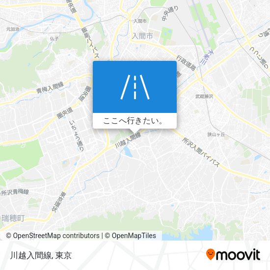 川越入間線地図