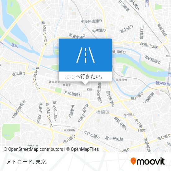 メトロード地図