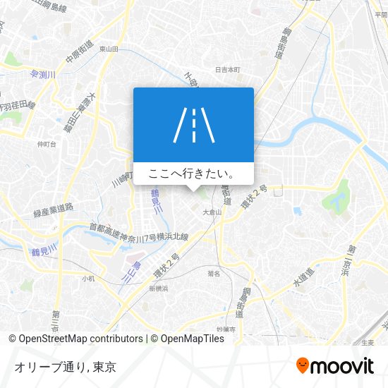 オリーブ通り地図