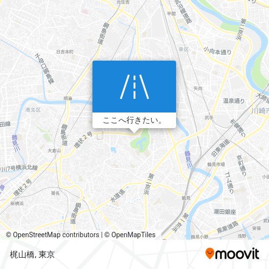 梶山橋地図
