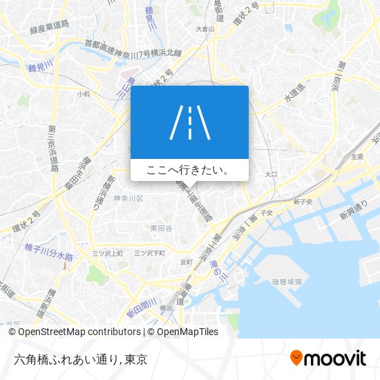 六角橋ふれあい通り地図