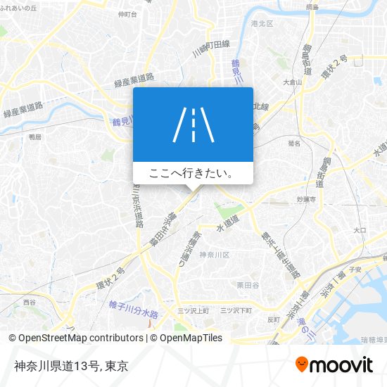 神奈川県道13号地図
