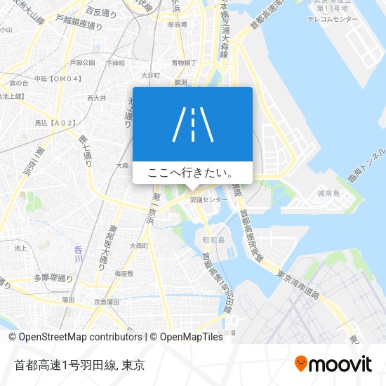 首都高速1号羽田線地図