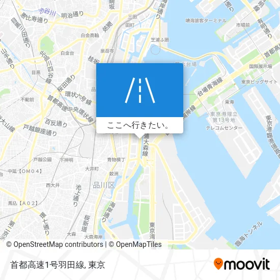 首都高速1号羽田線地図