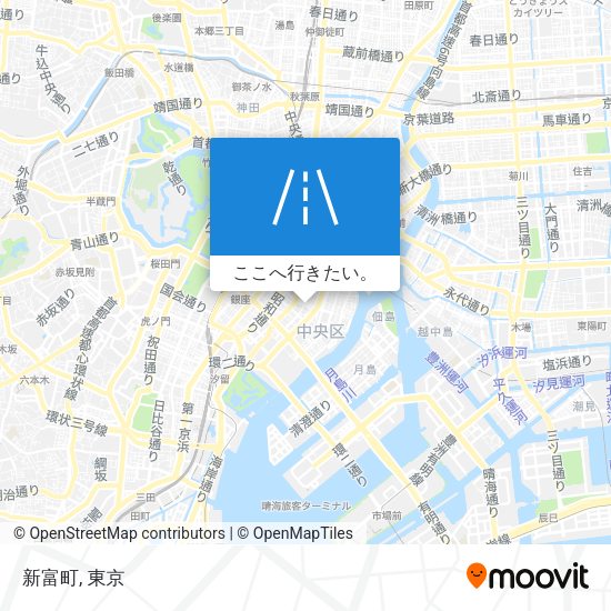 新富町地図