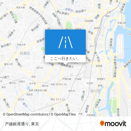 戸越銀座通り地図