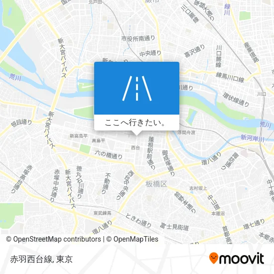 赤羽西台線地図