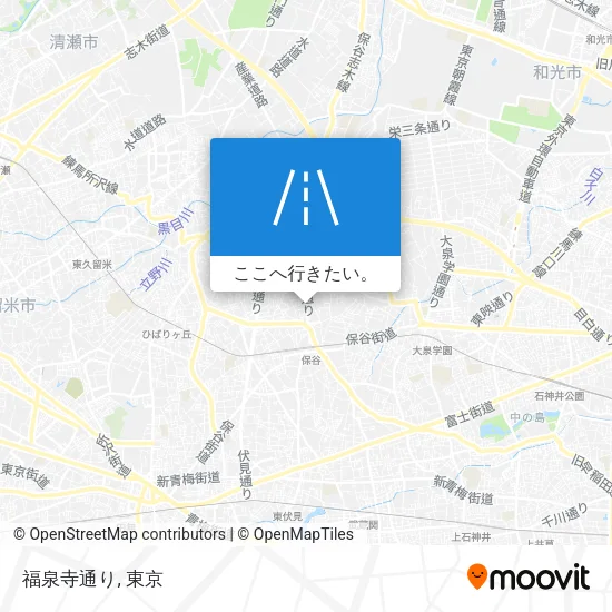 福泉寺通り地図