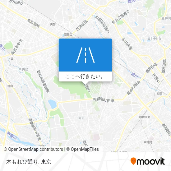 木もれび通り地図