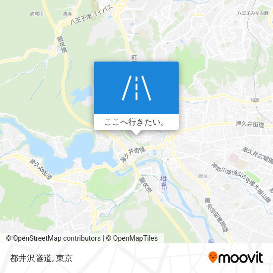 都井沢隧道地図