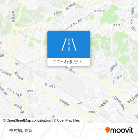 上中村橋地図
