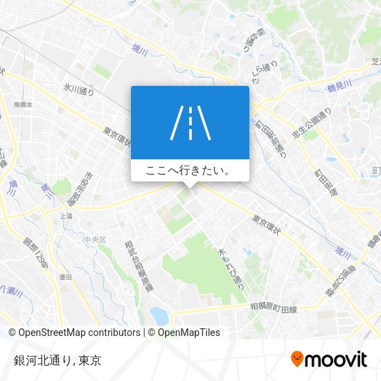 銀河北通り地図