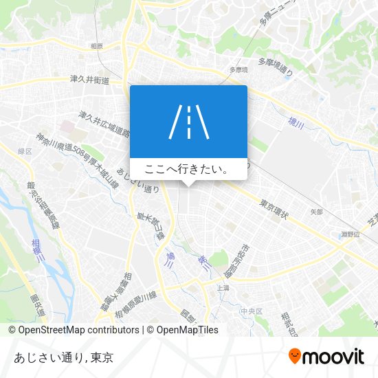 あじさい通り地図