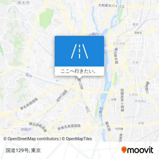 国道129号地図